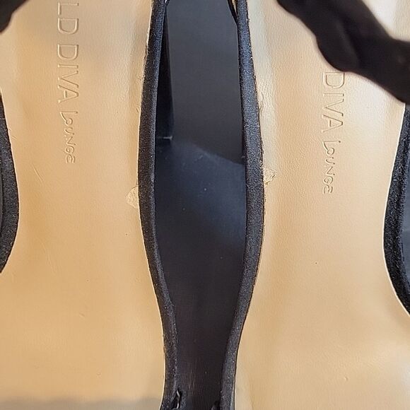 WILD DIVA BRAIDED FAUX SUEDE ANKLE STRAP WITH ADJUSTABLE BUCKLE SANDAL - Picture 13 of 16